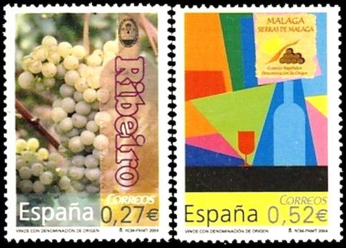 Poštové známky Španielsko 2004 Vinaøství Mi# 3986-87