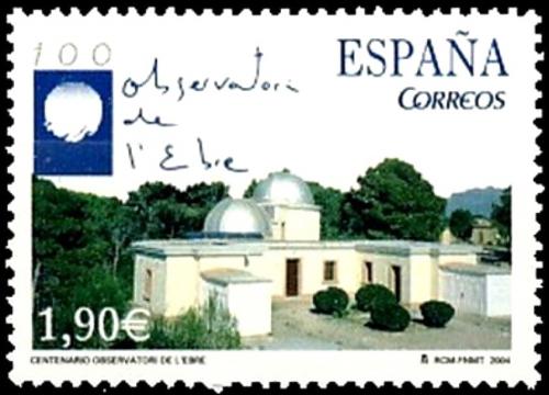 Poštová známka Španielsko 2004 Observatoø v Roquetes, 100. výroèie Mi# 4000