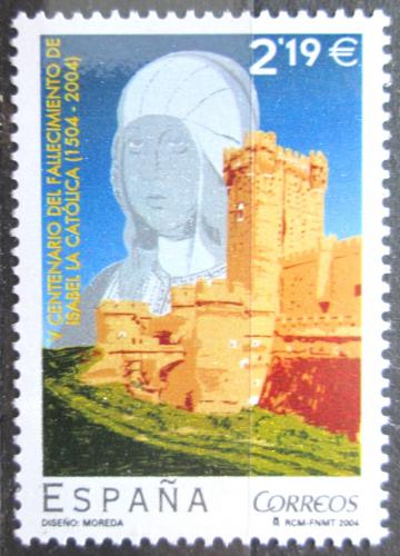 Poštová známka Španielsko 2004 Isabela Kastilská a pevnost Mi# 4004