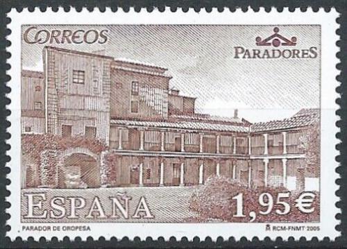 Poštová známka Španielsko 2005 Hotel Parador v Oropesa Mi# 4055