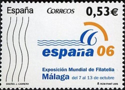 Poštová známka Španielsko 2005 Výstava ESPAÑA ’06, Málaga Mi# 4072