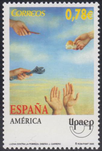 Poštová známka Španielsko 2005 Boj proti chudobì Mi# 4076