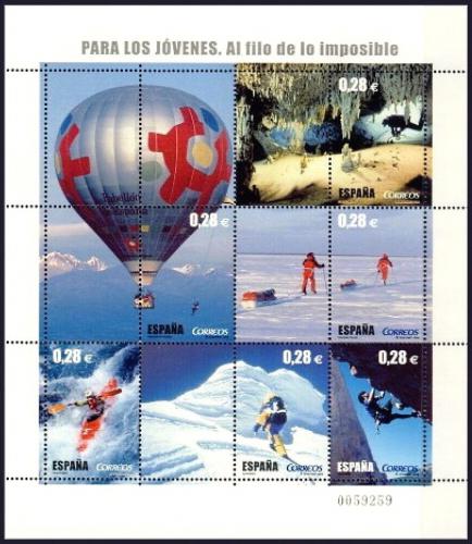 Poštové známky Španielsko 2005 Extrémní sporty Mi# 4080-85