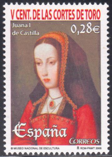 Poštová známka Španielsko 2005 Jana I. Kastilská Mi# 4090