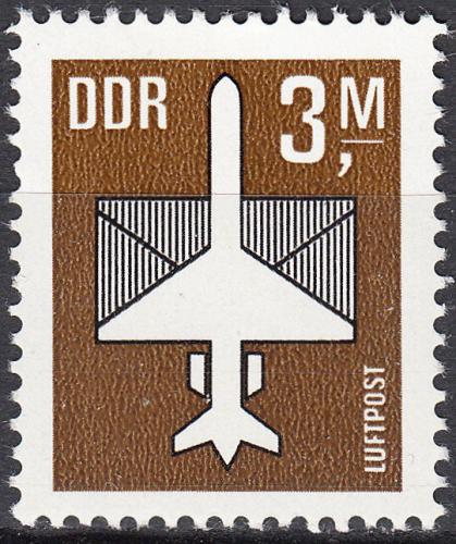 Poštová známka DDR 1984 Lietadlo Mi# 2868