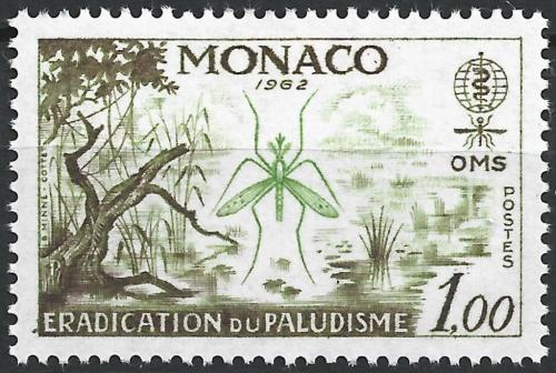 Poštová známka Monako 1962 Boj proti malárii Mi# 692