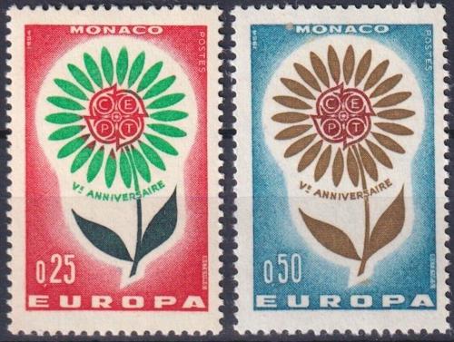 Poštové známky Monako 1964 Európa CEPT Mi# 782-83