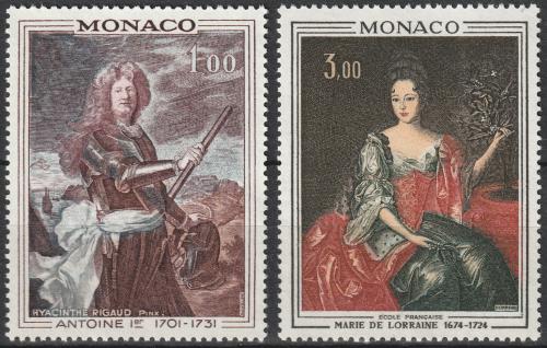 Poštové známky Monako 1972 Umenie Mi# 1029-30