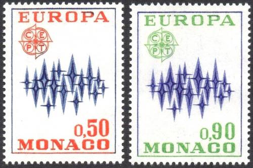 Poštové známky Monako 1972 Európa CEPT Mi# 1038-39