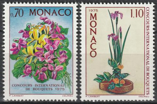 Poštové známky Monako 1974 Kvety Mi# 1141-42