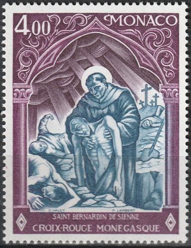 Poštová známka Monako 1975 Bernardin ze Sieny Mi# 1169