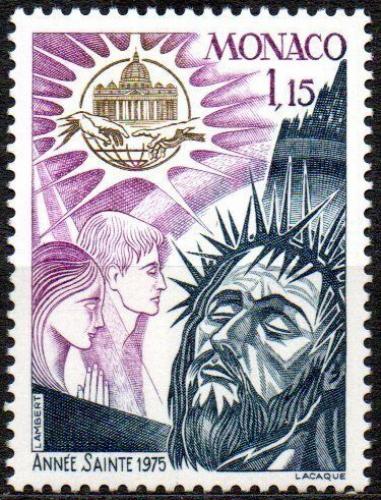 Poštová známka Monako 1975 Svätý rok Mi# 1179