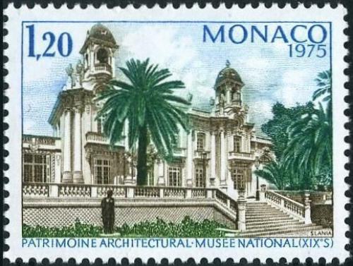 Poštová známka Monako 1975 Národní múzeum Mi# 1180