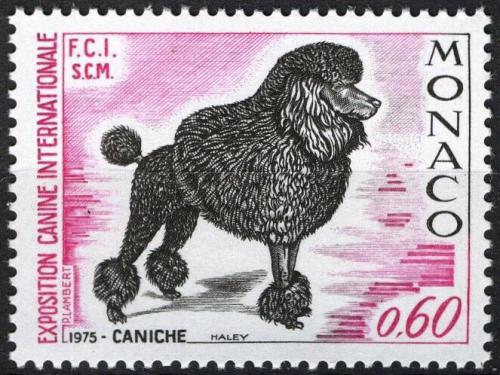 Poštová známka Monako 1975 Pudl Mi# 1182