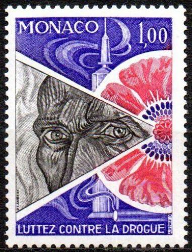 Poštová známka Monako 1977 Boj proti užívání drog Mi# 1292