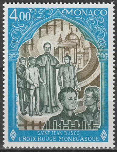 Poštová známka Monako 1977 Svätý Jan Bosco Mi# 1300