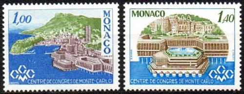 Poštové známky Monako 1978 Kongresové centrum v Monte Carlo Mi# 1313-14