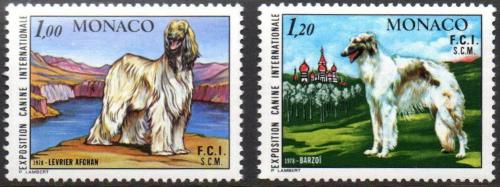 Poštové známky Monako 1978 Psy Mi# 1347-48 Kat 7€
