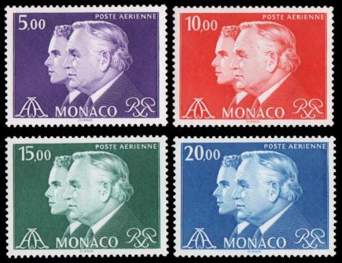Poštové známky Monako 1982 Kníže Rainier III. Mi# 1512-15 Kat 20€
