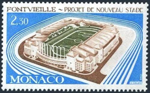 Poštová známka Monako 1982 Športovní stadion Mi# 1531