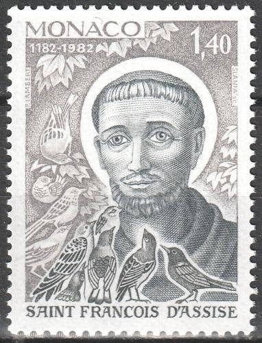 Poštová známka Monako 1982 František z Assisi Mi# 1536