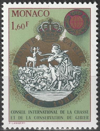 Poštová známka Monako 1982 Hubertus na lovu Mi# 1546