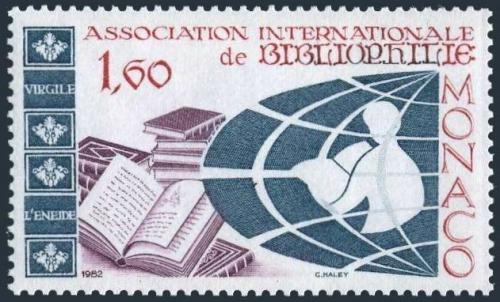 Poštová známka Monako 1982 Knihy Mi# 1548