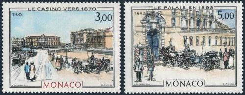 Poštové známky Monako 1982 Umenie, Hubert Clérissi Mi# 1549-50 Kat 5€