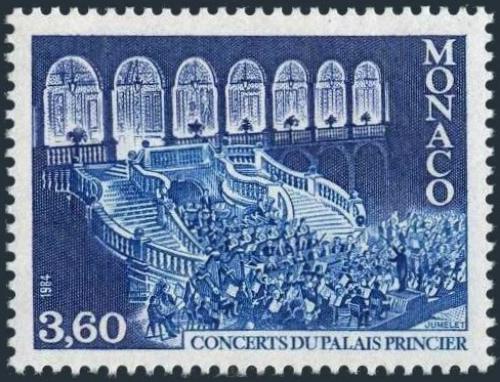 Poštová známka Monako 1984 Koncert v knížecím paláci Mi# 1633