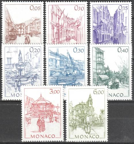 Poštové známky Monako 1984 Pohledy na mìsto Mi# 1634-41