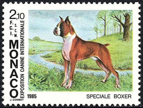 Poštová známka Monako 1985 Boxer Mi# 1680