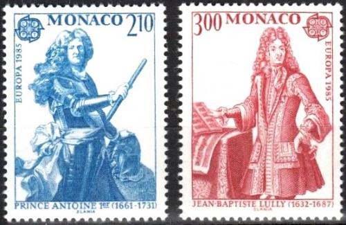 Poštové známky Monako 1985 Európa CEPT, rok hudby Mi# 1681-82