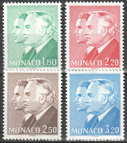 Poštové známky Monako 1985 Kníže Rainier III. a princ Albert Mi# 1700-03 Kat 6.50€