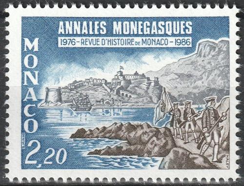 Poštová známka Monako 1986 Historický pohled na Monako Mi# 1745