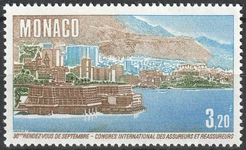 Poštová známka Monako 1986 Kongresové centrum Mi# 1765