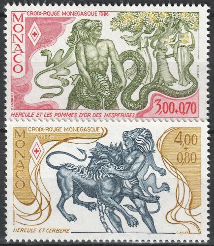 Poštové známky Monako 1986 Héraklés Mi# 1771-72