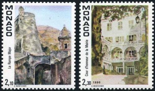 Poštové známky Monako 1990 Umenie, Claude Rosticher Mi# 1945-46