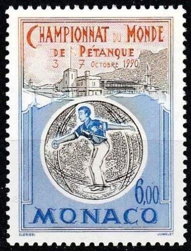 Poštová známka Monako 1990 MS v petanque Mi# 1979