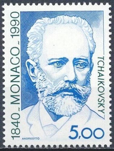 Poštová známka Monako 1990 Petr Iljiè Èajkovskij, skladatel Mi# 1987