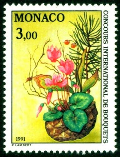 Poštová známka Monako 1991 Kvety Mi# 2000