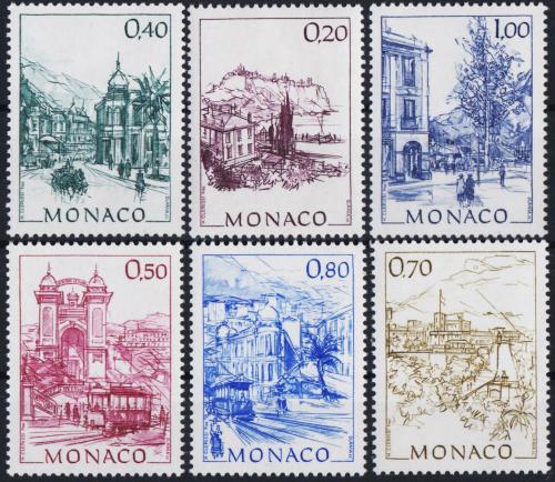 Poštové známky Monako 1991 Døívìjší pohledy z Monaka Mi# 2003-08