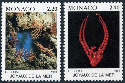 Poštové známky Monako 1991 Korály Mi# 2015-16