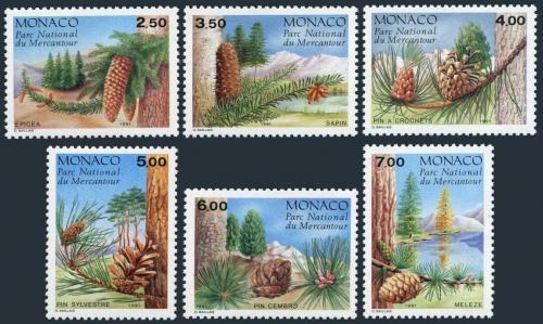 Poštové známky Monako 1991 Jehliènany Mi# 2040-45 Kat 11€