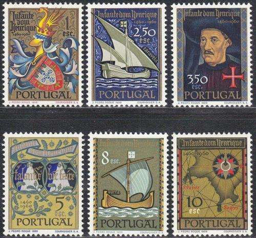 Poštové známky Portugalsko 1960 Jindøich Moøeplavec TOP SET Mi# 892-97 Kat 40€