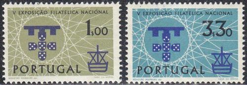 Poštové známky Portugalsko 1960 Výstava známek v Lisabonu Mi# 900-01 Kat 6€