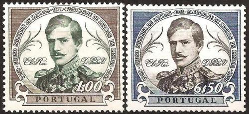 Poštové známky Portugalsko 1961 Krá¾ Pedro V. Mi# 903-04 Kat 4.50€