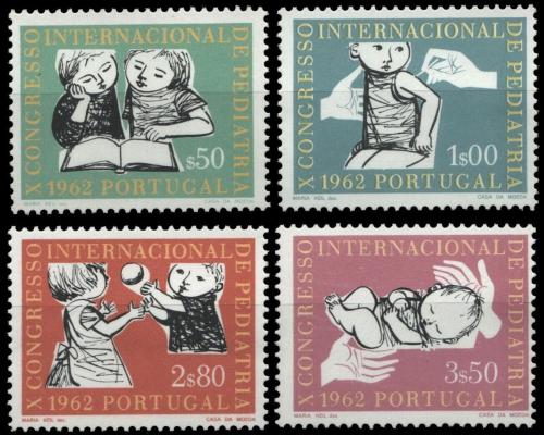 Poštové známky Portugalsko 1962 Kongres dìtského lékaøství Mi# 923-26 Kat 12€