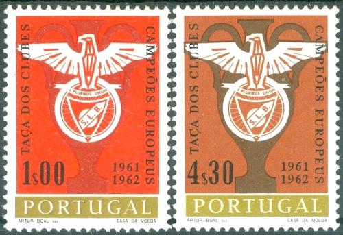 Poštové známky Portugalsko 1963 Benfica Lisabon Mi# 933-34