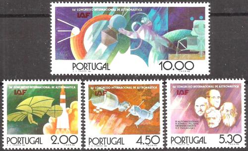 Poštové známky Portugalsko 1975 Prieskum vesmíru Mi# 1291-94 Kat 9.50€