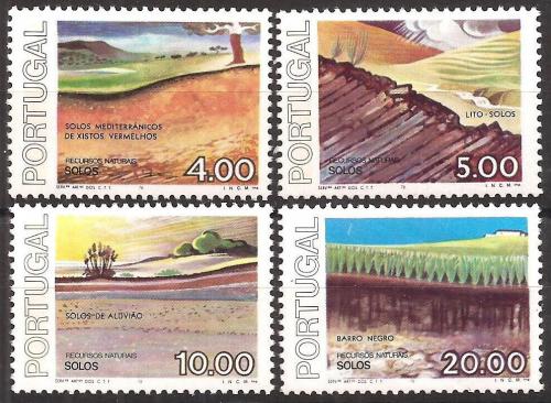 Poštové známky Portugalsko 1978 Pøírodní zdroje - pùda Mi# 1393-96 Kat 5.50€